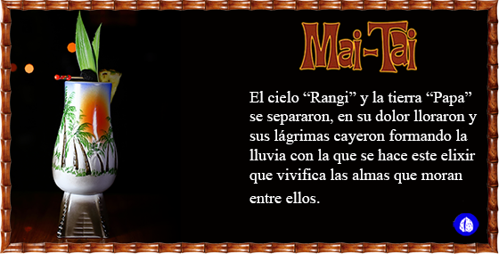 Cóctel Mai Tai Hawaika servido en vaso tiki en Valencia