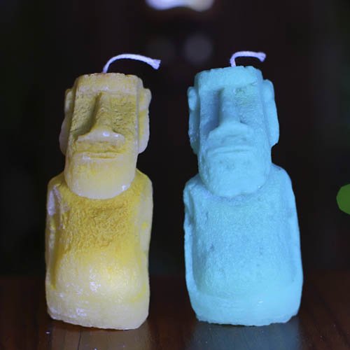 Vela aromática Moai